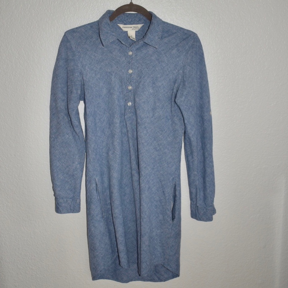 Long Sleeve Collared Dress